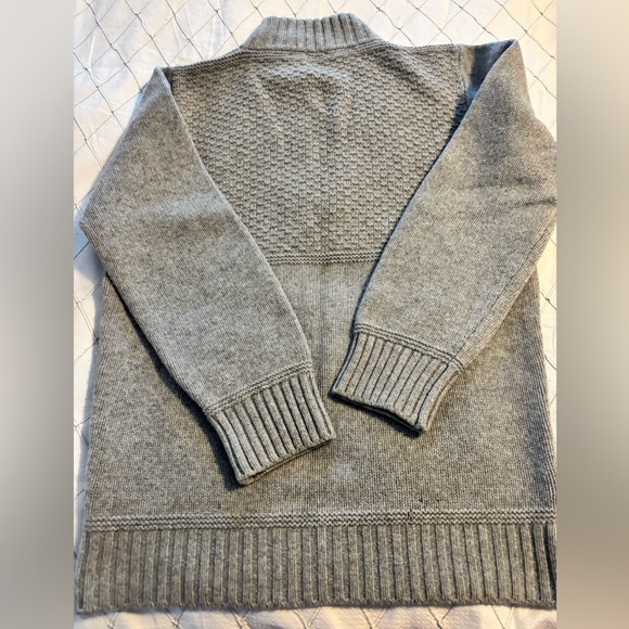 Inis Meain Men's Gray Half-Zip Sweater - pls read - Picture 12 of 12